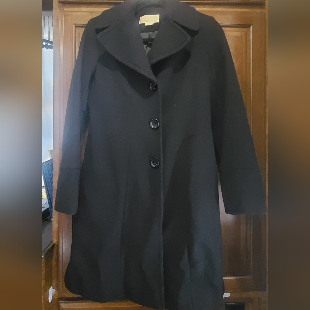 Michael Kors Black Pea Coat